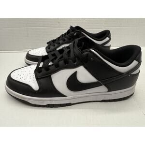 Nike Dunk Low Retro Panda Shoes Men’s 12 Black White Athleisure Casual Sneakers